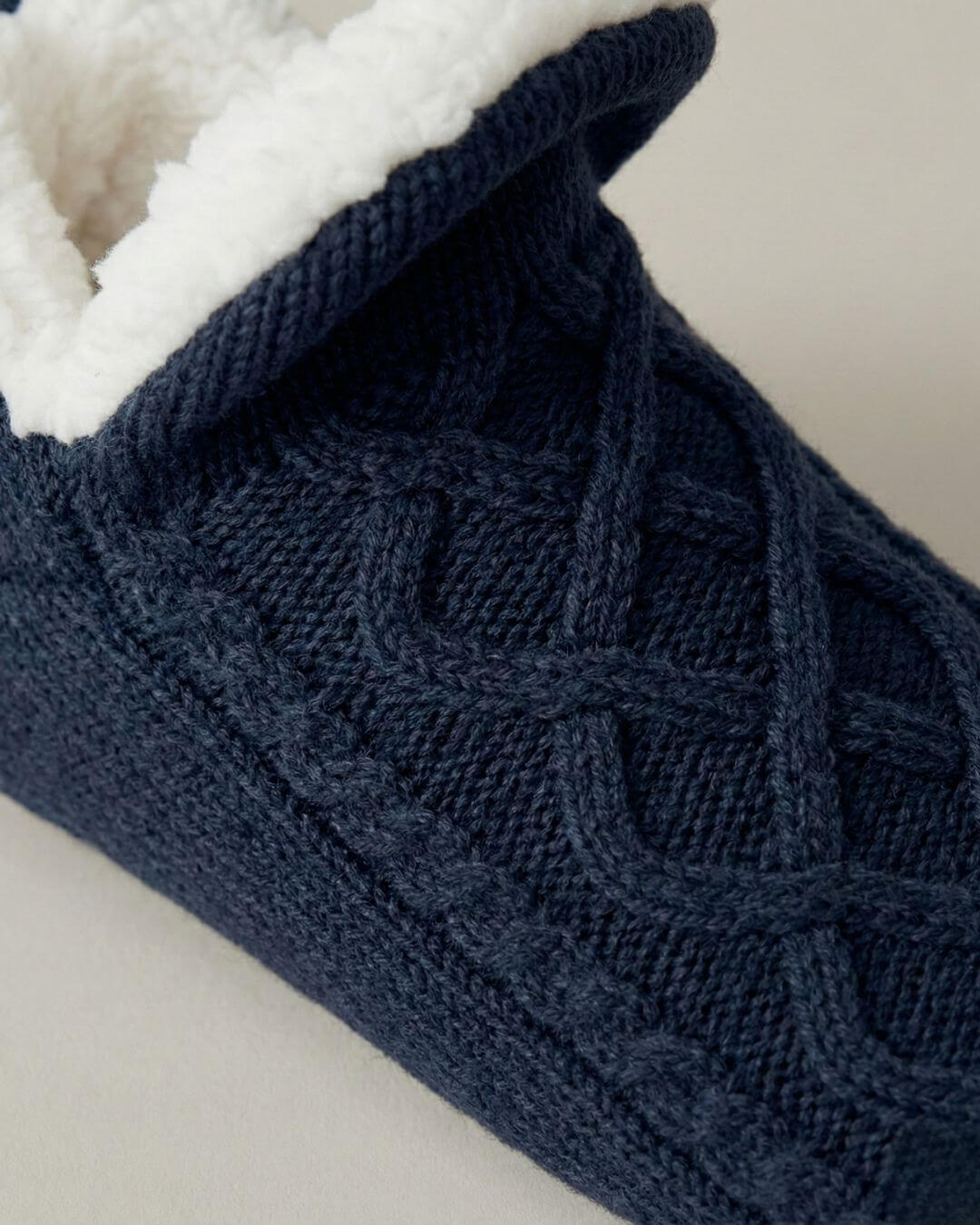 The Cable Knit Slipper Sock