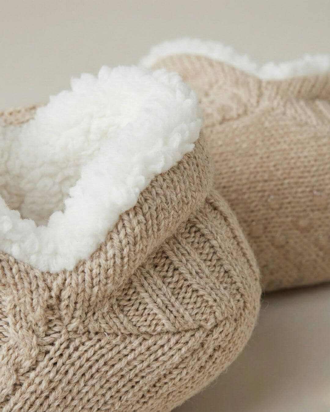 The Cable Knit Slipper Sock