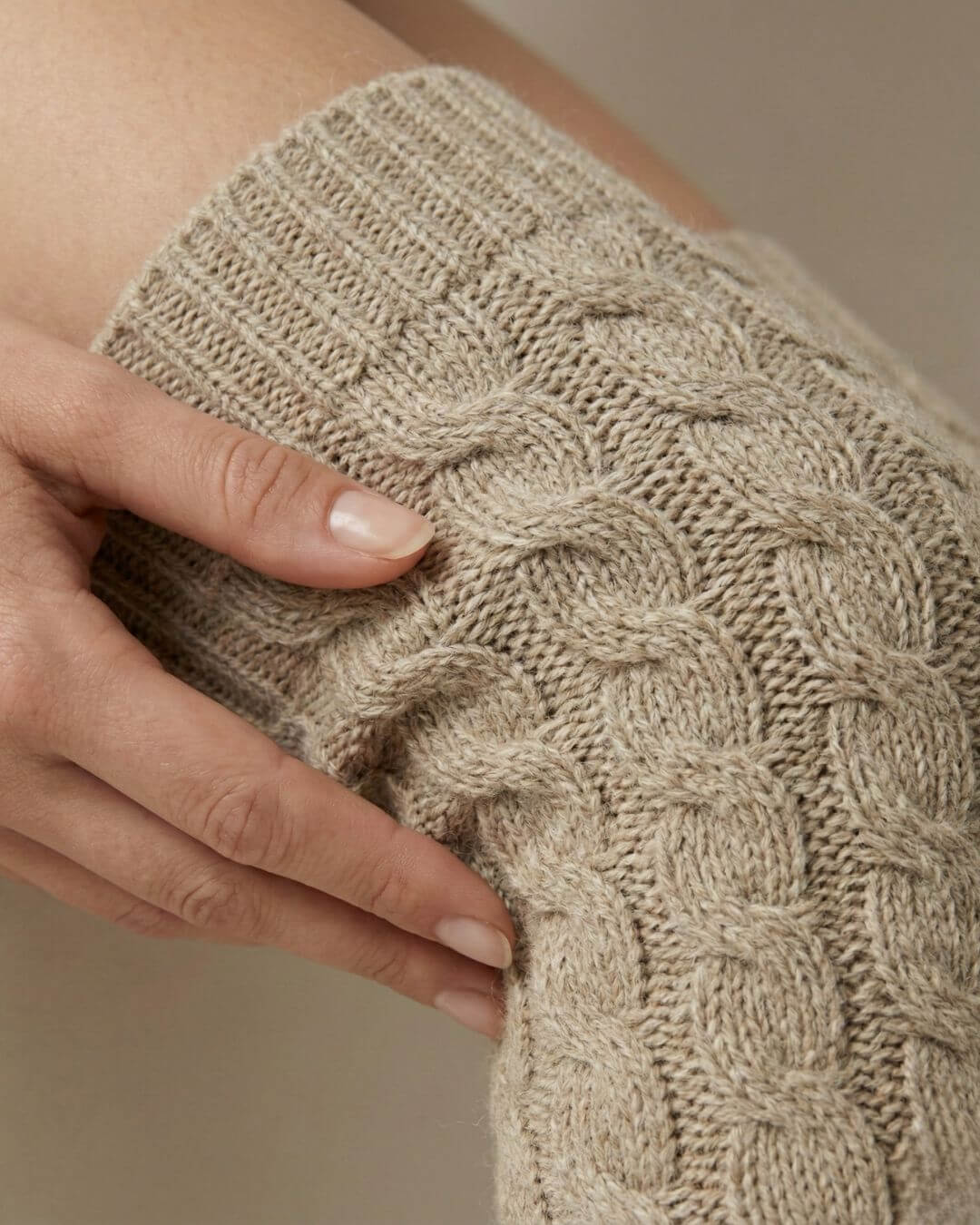 The Cable-Knit Thigh High