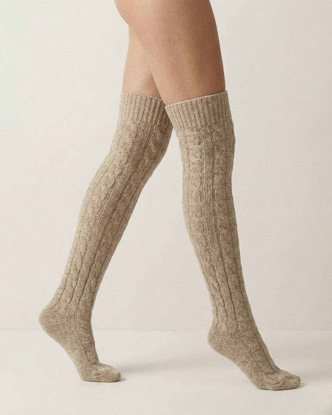 The Cable-Knit Thigh High